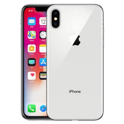 Kunnostettu iPhone X hopea 64 Gt luokka A,renoverat