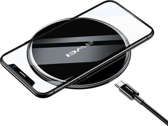 Charger Awei AWEI W8 10W induction charger black/black