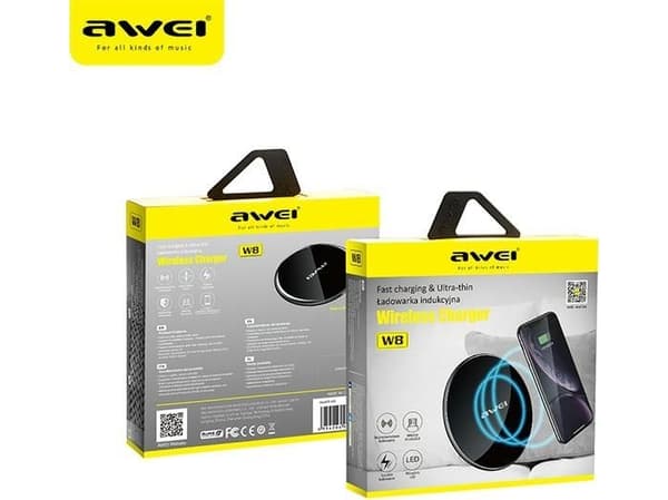 Charger Awei AWEI W8 10W induction charger black/black