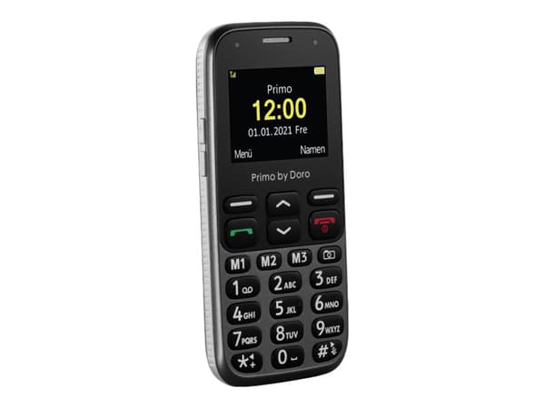 DORO Primo 218 - Funksjonstelefon - microSD slot - LCD-display - 220 x 176 piksler - rear camera 0,3 MP - grafitt