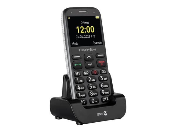 Doro Primo 368, Perusmalli, Yksittäinen SIM, 5,84 cm (2.3"), 3 MP, 1000 mAh, Musta, Grafiitti