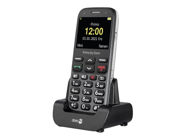 Doro Primo 368, Perusmalli, Yksittäinen SIM, 5,84 cm (2.3"), 3 MP, 1000 mAh, Musta, Grafiitti