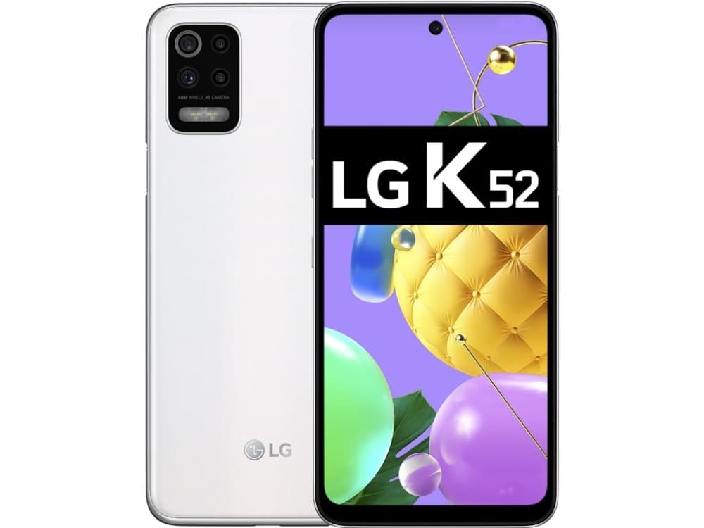 LG K52 White, 6.6 ", IPS LCD, 720 x 1600 pixels, Mediatek MT6765 Helio P35, Internal RAM 4 GB, 64 GB, MicroSDXC, Dual SIM, Nano-SIM, 3G, 4G, Mai