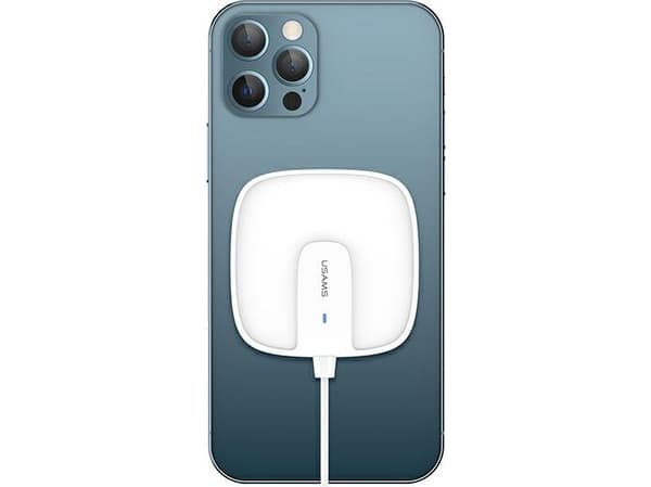 Usams charger USAMS Load. induction US-CD159 magnetic W1 15W Extra-thin iPhone 12 series white/white CD159DZ02