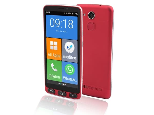 OLYMPIA Neo - 4G pekskärmsmobil - dual-SIM - RAM 2 GB / Internal Memory 16 GB - microSD slot - LCD-skärm - 5.5" - rear camera 8 MP - front camera 5 M