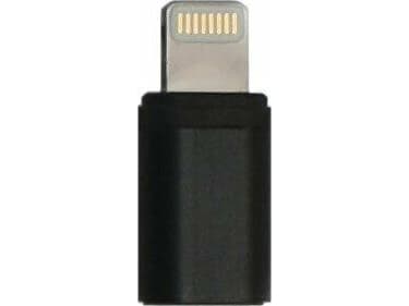 Adapter USB Bury Lightning - microUSB Czarny