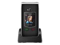 Miniatyrbild 3 av 5: Bea-fon Silver Line SL645 Plus - Feature-telefon - microSD-kortplats - LCD-skärm - 240 x 320 pixlar - bakre kamera 3 MP - svart-silver