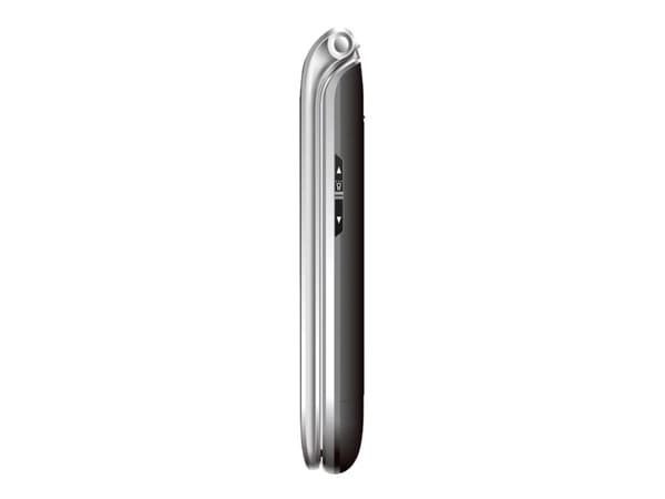Bea-fon Silver Line SL645 Plus - Feature-telefon - microSD-kortplats - LCD-skärm - 240 x 320 pixlar - bakre kamera 3 MP - svart-silver