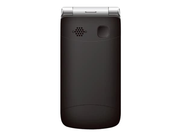 Bea-fon Silver Line SL645 Plus - Feature-telefon - microSD-kortplats - LCD-skärm - 240 x 320 pixlar - bakre kamera 3 MP - svart-silver
