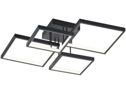 Ceiling lamp Trio Black left ceiling lamp for the kitchen Trio SORRENTO 627710432
