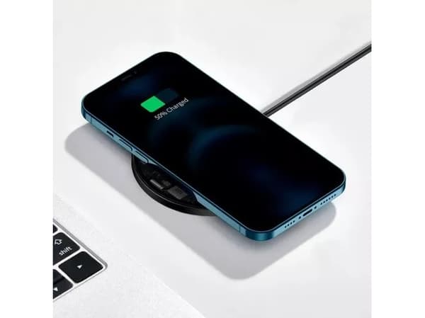 Baseus WXJK-E02, Sisätila, USB, Langaton lataaminen, 1 m, Valkoinen