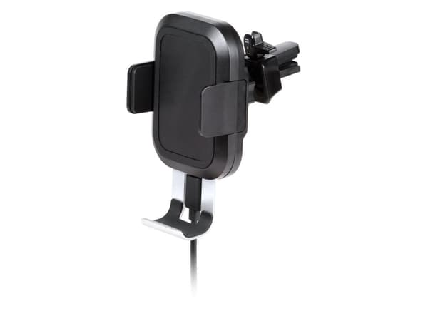Vivanco Butler Pro - Trådlös laddningshållare för bil - 10 Watt - 2 A - svart
