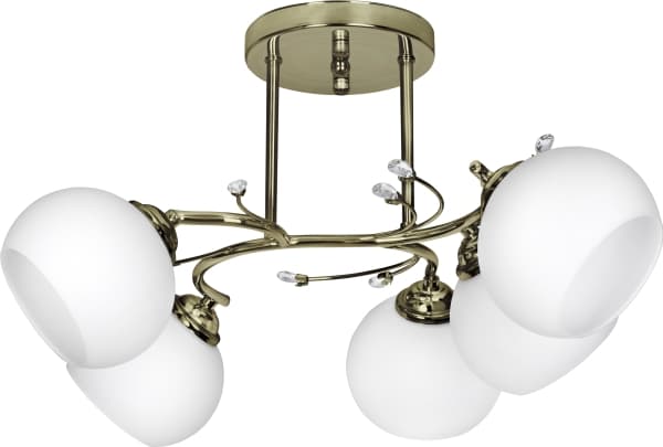 Activejet Classic taklysekrone pendellampe IRMA Patina 5xE27 til stuen, 5 pære(r), E27, IP20