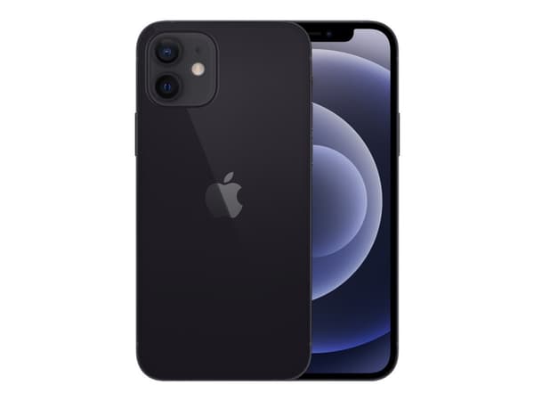 Apple iPhone 12 - 5G smartphone - dobbelt-SIM / Internminne 128 GB - OLED-display - 6.1" - 2532 x 1170 piksler - 2x bakkameraer 12 MP, 12 MP - front