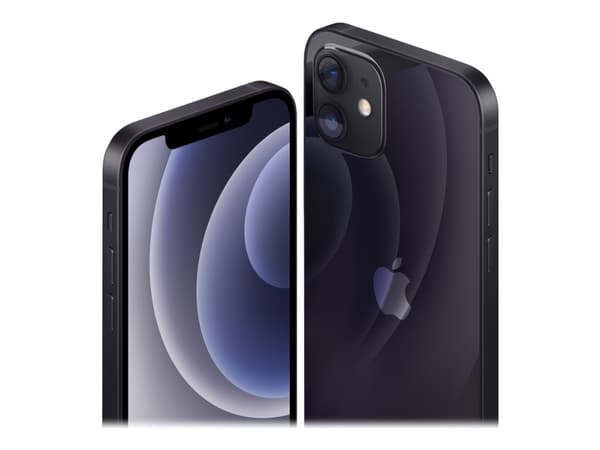 Apple iPhone 12 - 5G smartphone - dobbelt-SIM / Internminne 128 GB - OLED-display - 6.1" - 2532 x 1170 piksler - 2x bakkameraer 12 MP, 12 MP - front