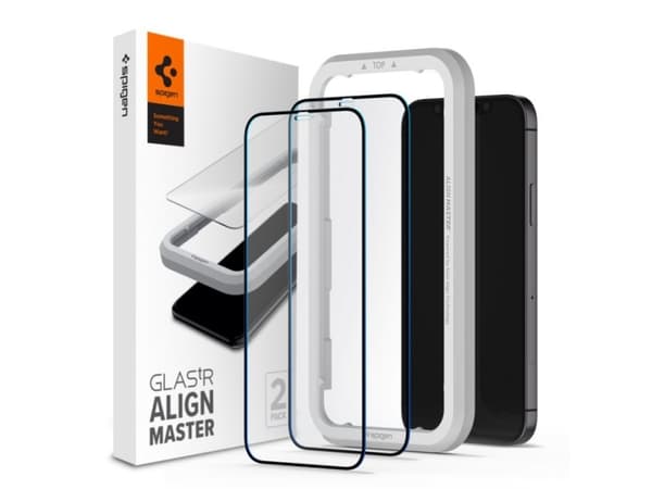 Spigen AGL01802, Apple, iPhone 12 Pro / iPhone 12, Transparent, 2 styck