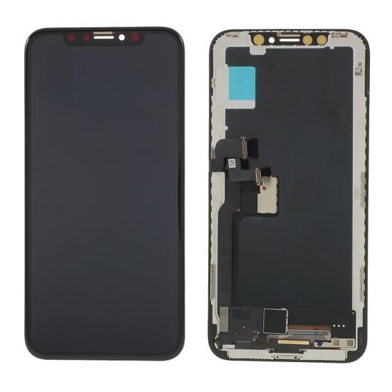 iPhone X-skärm LCD & Pekskärm A+ laatu - svart