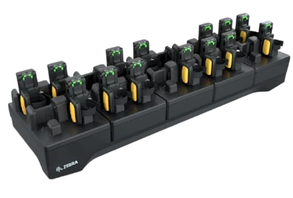 Zebra 20-Slot Cradle - Utan strömförsörjning - laddningsställ för streckkodsläsare - utgångskontakter: 20 - för Zebra RS5100