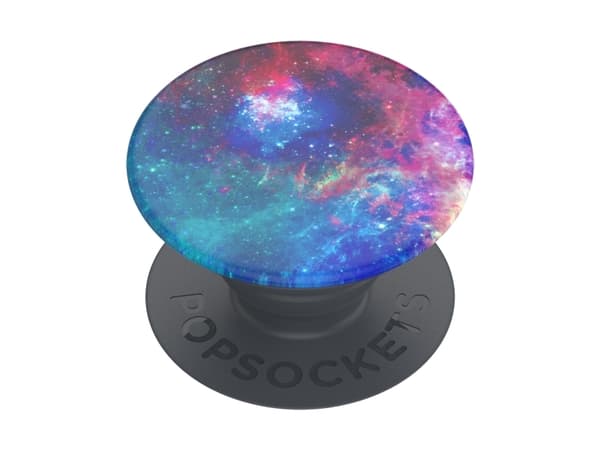 PopSockets PopGrip Basic - Fingergrepp/vikbart ställ för mobiltelefon - Nebula Ocean