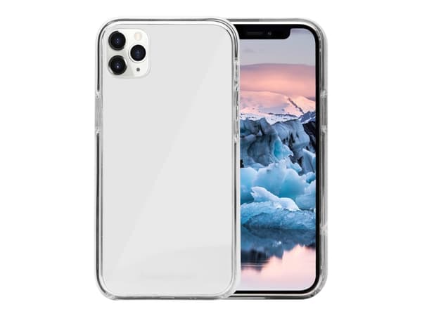dbramante1928 Iceland - Baksidesskydd för mobiltelefon - 100 % återvunnen plast - klar - för Apple iPhone 12 Pro Max