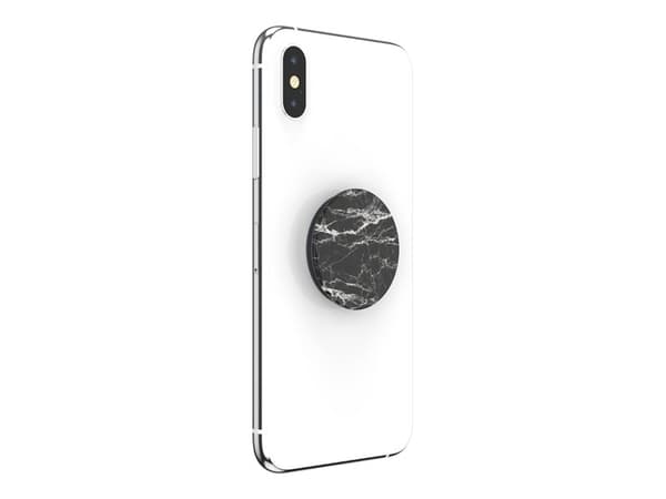 PopSockets PopGrip Basic - Fingergrep/stativ for mobiltelefon - Mod Marble Flerfarget