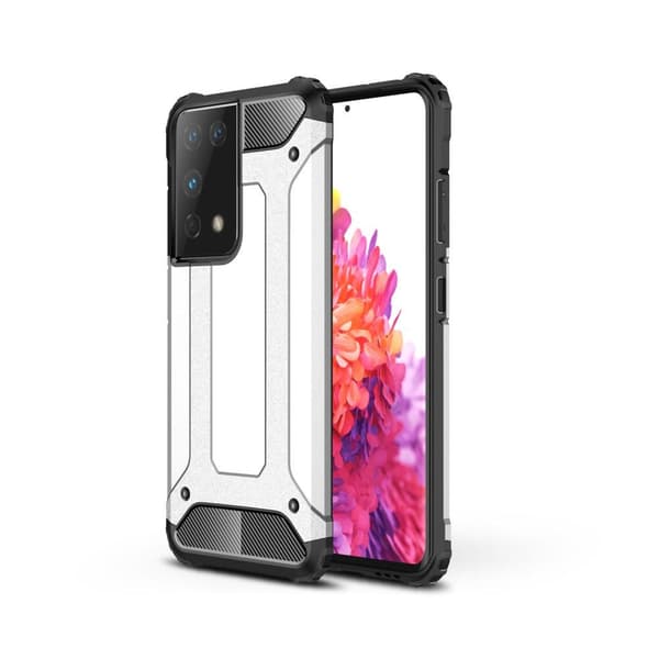 Armor Guard Hybrid Mobilskal Galaxy S21 Ultra - Silver