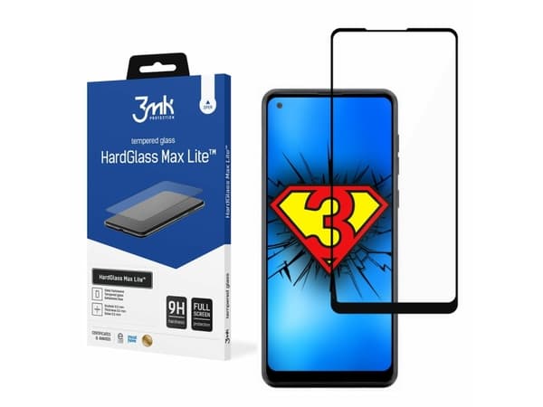 3MK 3MK HG Max Lite Samsung A217 A21s sort/svart