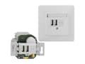 Miniatyrbilde 4 av 5: Rutenbeck SV USB 2xUp rw, Innendørs, AC, 5 V, Hvit