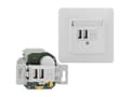 Miniatyrbilde 5 av 5: Rutenbeck SV USB 2xUp rw, Innendørs, AC, 5 V, Hvit