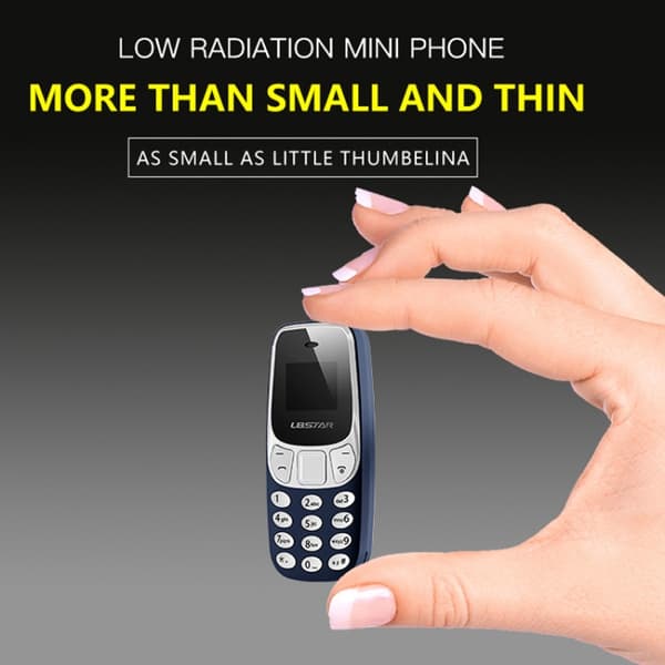 GTStar Mini Mobiltelefon Världens Minsta Mobil