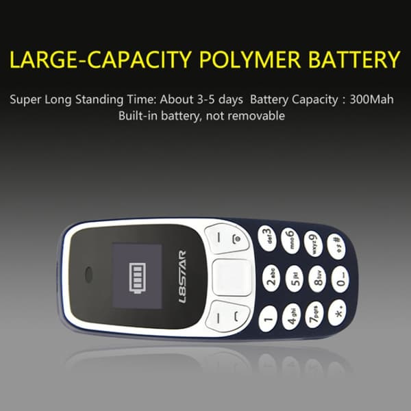 GTStar Mini Mobiltelefon Världens Minsta Mobil