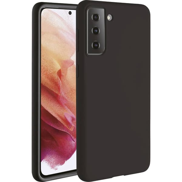 Vivanco Hype Backcover Samsung Galaxy S21 (5G) Svart Induktiv laddning, Stänkvattenskydd, Stöttålig, Vattenavvisande HC