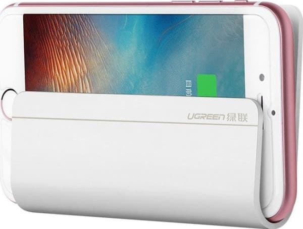 Ugreen veggmontert smarttelefonladestativ for lading, hvit (30394)