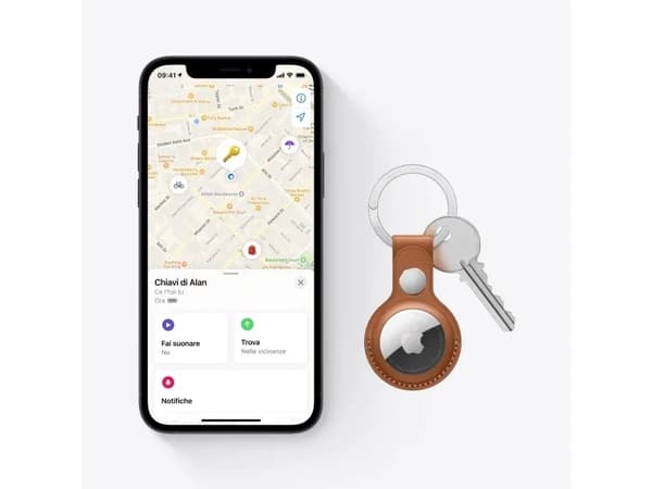 Apple AirTag - Anti-tab Bluetooth-tagg för Apple - Hvid