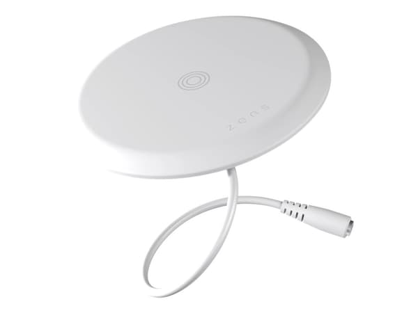 ZENS ZEBI04W - Trådløs ladepute + AC-strømadapter - 15 watt - Apple Fast Charge, FC Hvit