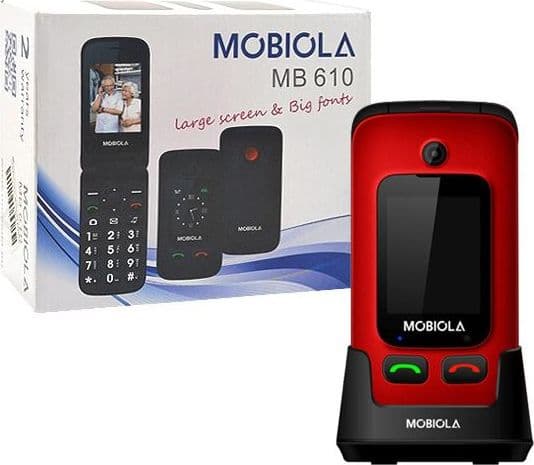 Mobiola MB610 Dual SIM mobiltelefon Rød