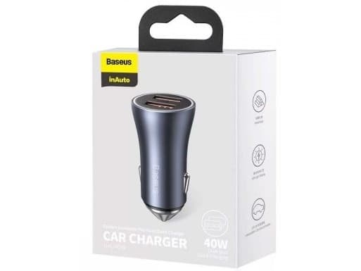 Baseus CCJD-A0G, Automatisk, Cigartenner/lighter, Grå