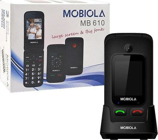 Mobiola MB610 Dual SIM Mobiltelefon Svart