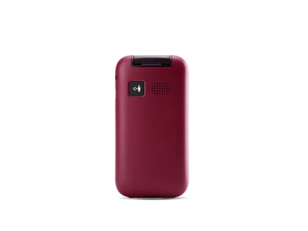 Panasonic KX-TU400, Gripare, Ett SIM-kort, 6,1 cm (2.4"), 320 x 240 pixlar, Bluetooth, Röd