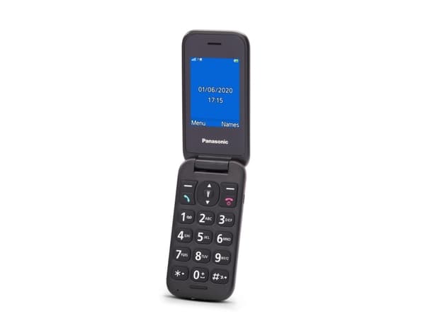 Panasonic KX-TU400, Gripare, Ett SIM-kort, 6,1 cm (2.4"), 320 x 240 pixlar, Bluetooth, Röd