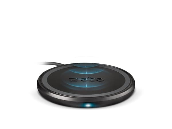 SBS TEWIRELESSUF10W, Innendørs, USB, Trådløs lading, Sort