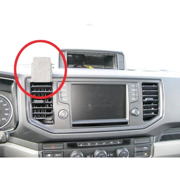 Brodit ProClip VW Crafter (Bj. 17-21) / MAN TGE (Bj. 19-21) Ventilationsgaller Mobilhållare för bil Svart