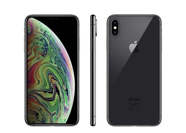 iPhone Xs Max 64GB - 1 År Garanti Begagnad i Nyskick ( Ingen Face id ) - Svart