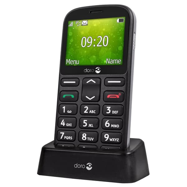 Doro 1362 Dual Sim - 1 År Garanti Begagnad i Nyskick - Svart