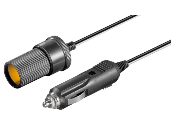 Goobay 11425, Musta, Savukkeensytytin, 2 m, 12 V, 2,5 A