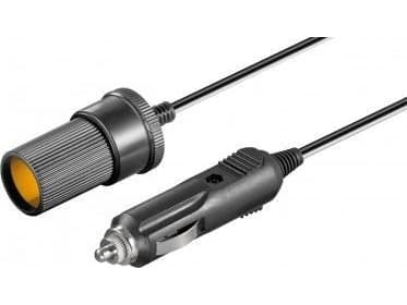 Goobay 11425, Musta, Savukkeensytytin, 2 m, 12 V, 2,5 A