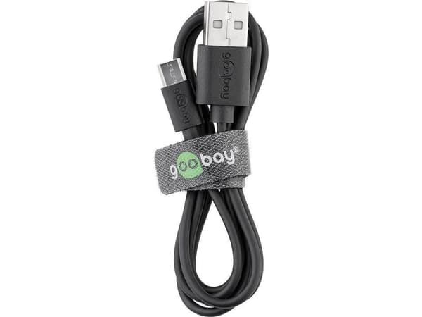 Goobay 44984, Sisätila, AC, 5 V, 1 m, Musta