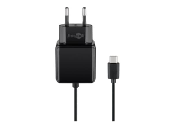 Goobay 45040, Innendørs, AC, 5 V, 3 A, IP20, 1,5 m Sort