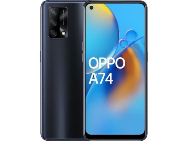 OPPO A74 , 16,3 cm (6.43"), 6 GB, 128 GB, 48 MP, Android 11, Musta