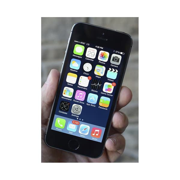 BEGAGNAD iPhone 5S 16GB SpaceGrey  (läs not om iOS) Grå Klass A